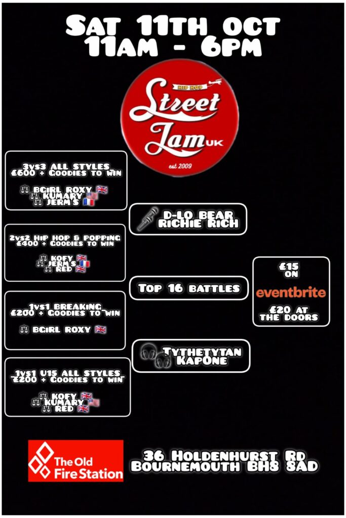 Street Jam 2025 Schedule